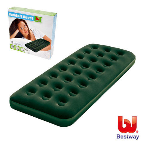《購犀利》美國品牌【Bestway】73X30X8.5單人高級植絨充氣床墊