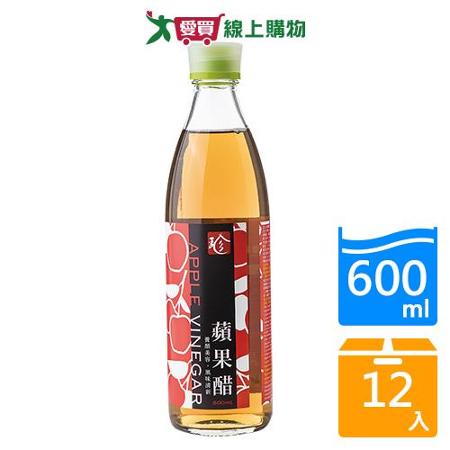 百家珍蘋果醋600mlx12入/箱