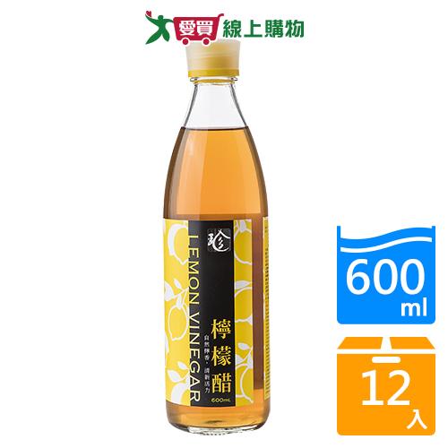 百家珍檸檬醋600ml*12