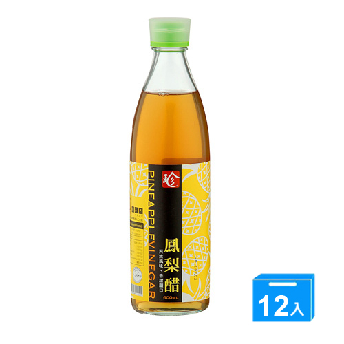 百家珍鳳梨醋600ml*12