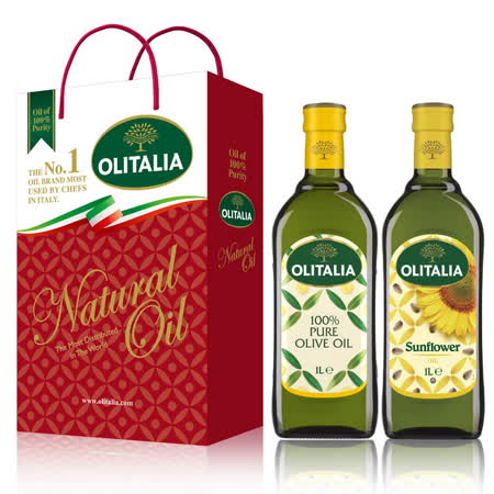 Olitalia奧利塔
純橄欖油+葵花油禮盒組