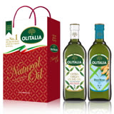 Olitalia奧利塔特級初榨橄欖油+玄米油禮盒組(1000mlx2瓶)