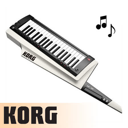 【KORG】KEYTAR肩背式合成器鍵盤含原廠琴袋-白色-公司貨保固 (RK-100S-WH)