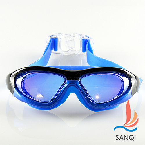 【SANQI三奇】夏日必備全景抗UV防霧休閒泳鏡