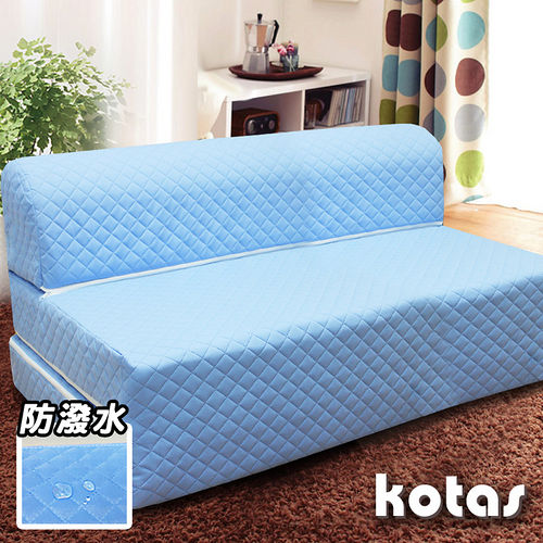 【KOTAS】高週波+防潑水彈簧沙發床/椅(雙人五尺)