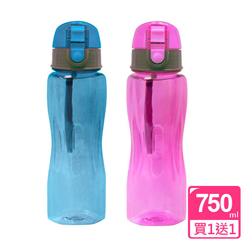 【SIRIUS犀利師】My Water晶鑽曲線水壺750ml-附提繩(買1送1)