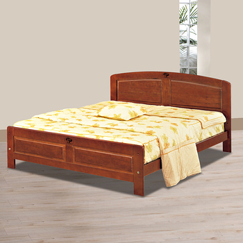 HAPPYHOME 歌莉雅5尺雙人床架701-2可選色不含床頭櫃-床墊