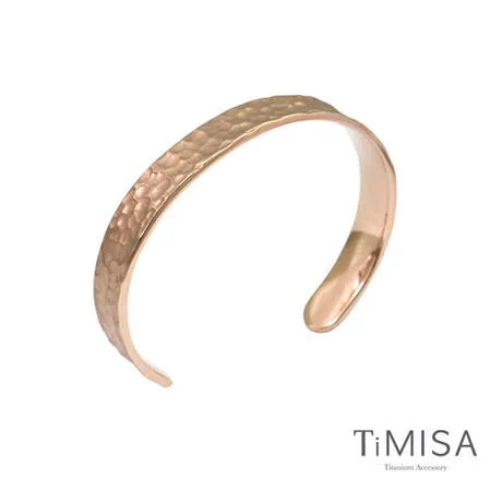 【TiMISA】璉漪魔力 (玫瑰金) 純鈦手環