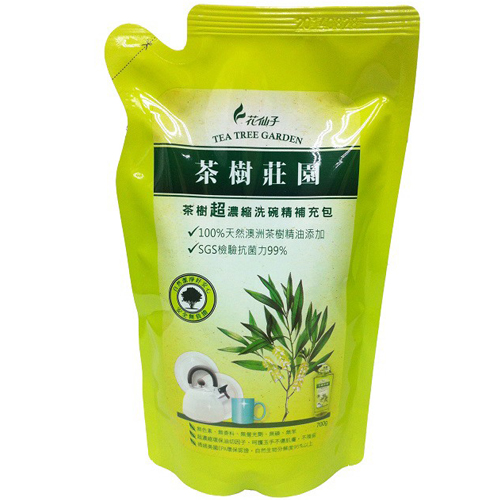 茶樹莊園茶樹超濃縮洗碗精補充包700g