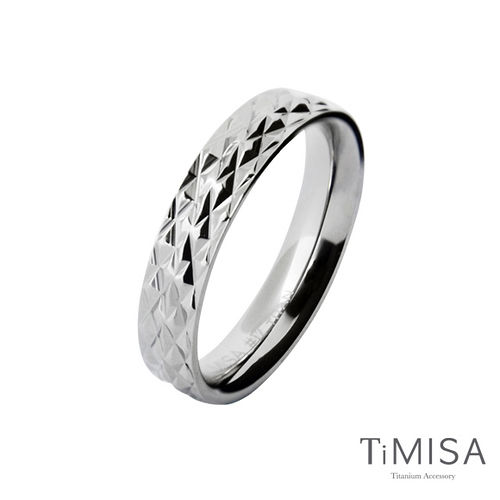 【TiMISA】永恆閃耀-細版 純鈦戒指