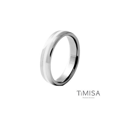 【TiMISA】真愛宣言 純鈦戒指-白