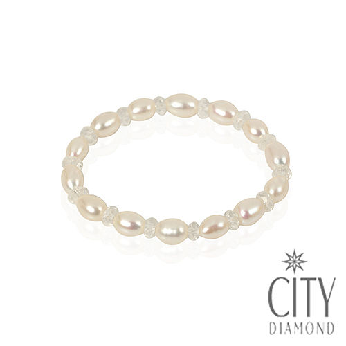 City Diamond 天然珍珠手鍊/手環