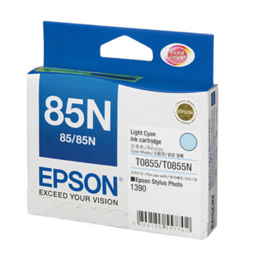 【EPSON】T122500 85N 原廠淡藍色墨水匣