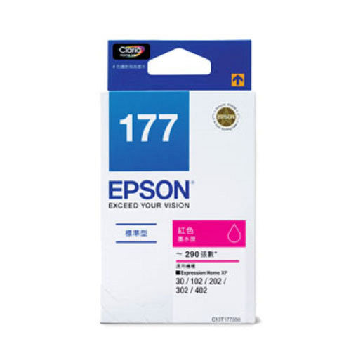 【EPSON】T177350 177 原廠紅色墨水匣