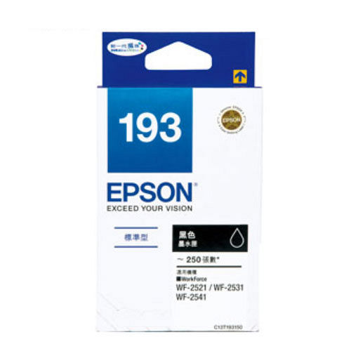 【EPSON】T193150 193 原廠黑色墨水匣