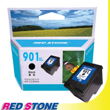 RED STONE for HP CC654A環保墨水匣(黑色)NO.901XL