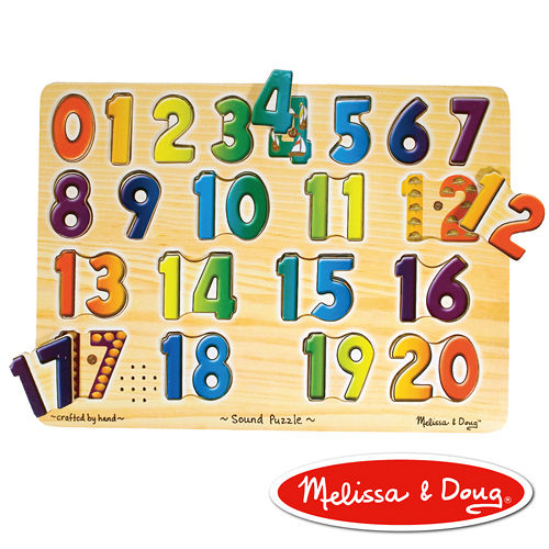 美國瑪莉莎 Melissa & Doug 聲音拼圖 - 數字學習 0 - 20