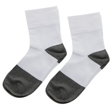 【KEROPPA】可諾帕竹炭無痕寬口襪x2雙(女襪)C90004-白色