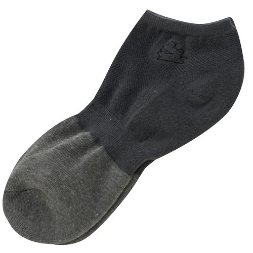 【KEROPPA】可諾帕竹碳氣墊女短襪x3雙C90016-深灰
