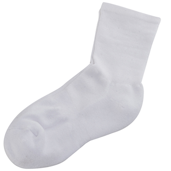 【KEROPPA】可諾帕寬口萊卡運動襪x3雙C98002白