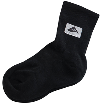 【KEROPPA】可諾帕寬口萊卡運動襪x3雙C98002黑