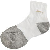 【KEROPPA】可諾帕健康銀纖維運動短襪*1雙C98003G灰白