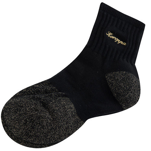 【KEROPPA】可諾帕健康銀纖維運動短襪*1雙C98003G灰黑