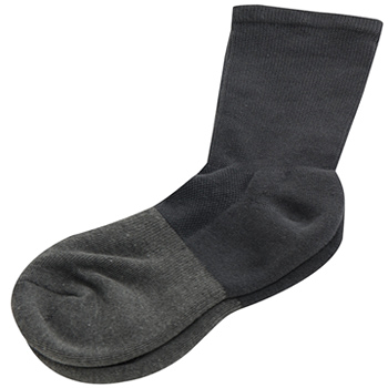 【KEROPPA】可諾帕寬口竹碳運動襪x3雙(男女適用)C98003深灰配灰