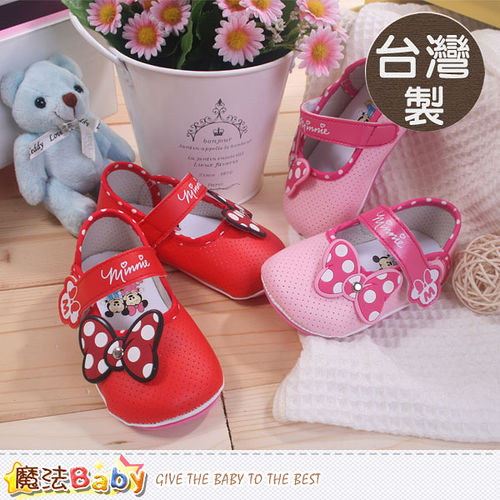 魔法Baby~台灣製專櫃款米妮正版寶寶鞋 sh6814
