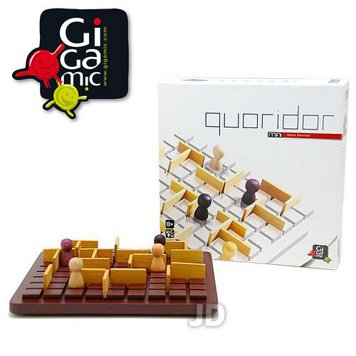 【 法國桌神 Gigamic 益智遊戲 】Quoridor Mini 步步為營 迷你版