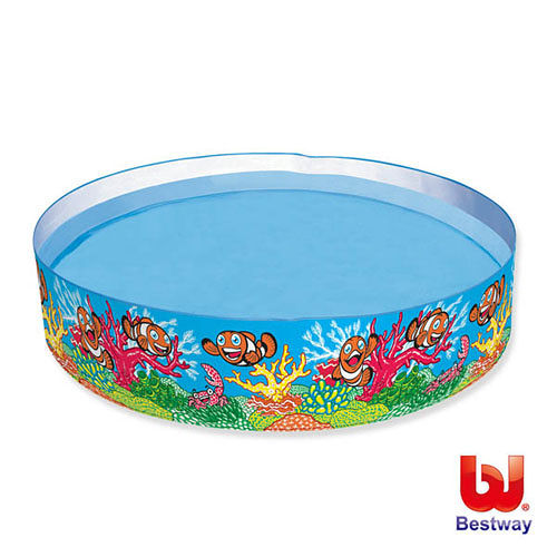 《購犀利》美國品牌【Bestway】Q版海底世界硬膠泳池72x15吋(免充氣)