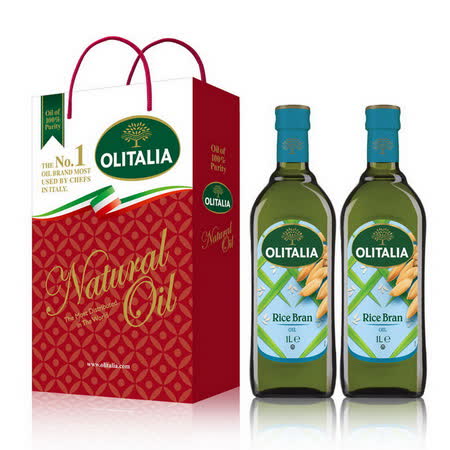 Olitalia奧利塔
玄米油禮盒組(1Lx2瓶)