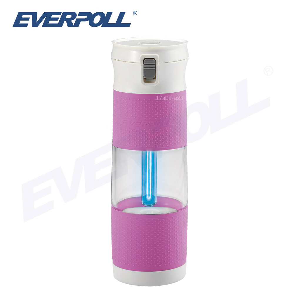 【EVERPOLL】UV生飲隨身瓶 UV-905 (蘭花紫)
