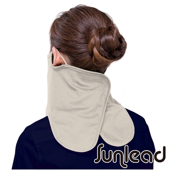 Sunlead 防曬兩用式長版遮陽抗黑護頸面罩/脖圍 (淺褐色)