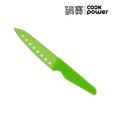 【CookPower 鍋寶】炫麗水果刀(蘋果綠)(背卡泡殼包裝)WP-103Z