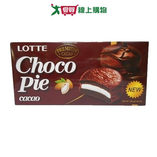 LOTTE 黑巧克力派168g