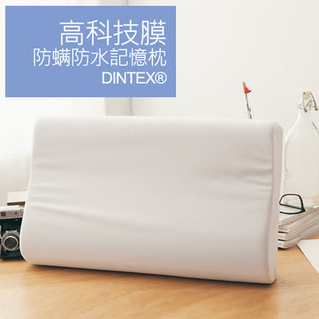 LAMINA 高科技膜防蹣防水記憶枕-1入(白)