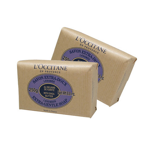 L’OCCITANE歐舒丹 乳油木薰衣草皂(250g)*2 專櫃正品