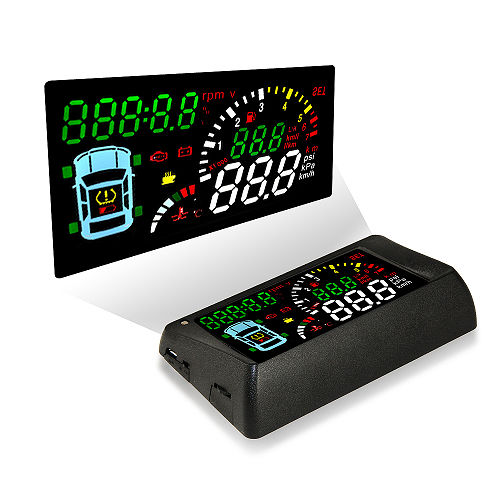 TSA S500-T 汽車專用多功能 HUD OBDII 抬頭顯示器