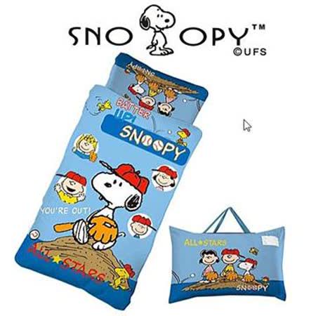 名流寢飾 Snoopy史努比兩用鋪棉型兒童睡袋 .
