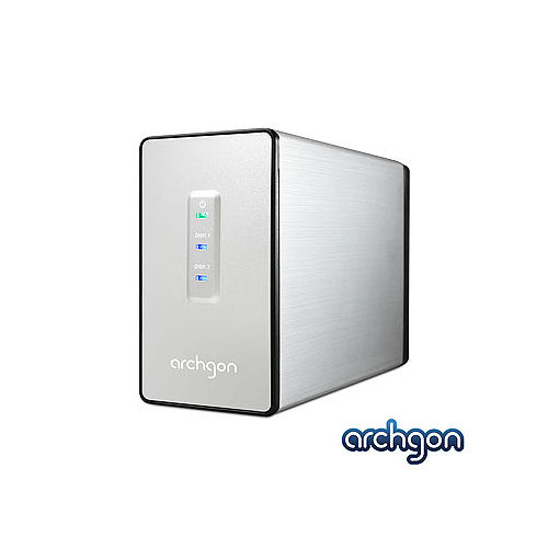 archgon 亞齊慷 2.5吋 USB3.0 2bay磁碟陣列外接盒 MH-2622RD-U3J