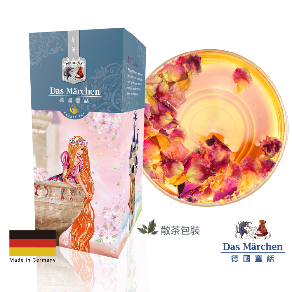 德國童話
玫瑰花茶(80g/盒)