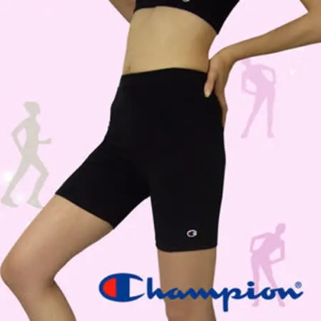 Champion運動短褲【F3黑色】˙加強壓縮小腹˙修飾下半身