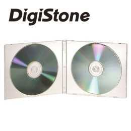 DigiStone 2片裝軟殼收納盒/白色透明 25PCS