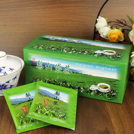 【醒茶莊】台灣精選-梨山高山袋茶(顆粒狀)2盒(附提袋)