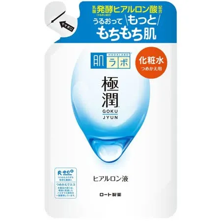 日本ROHTO極潤保濕化妝水滋潤(補充包)170ml