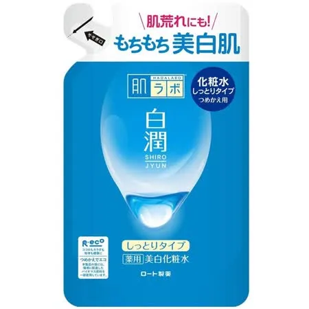 日本ROHTO白潤淨白化妝水(滋潤)補充包170ml