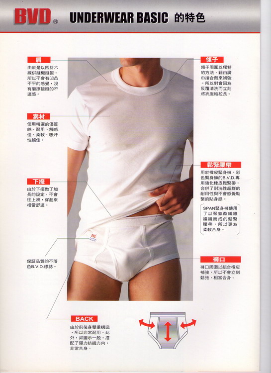 BVD 100%純棉居家平織褲(混色4入組)