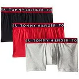 【Tommy Hilfiger】2015男魅力Logo腰帶混搭四角內著3件組【預購】