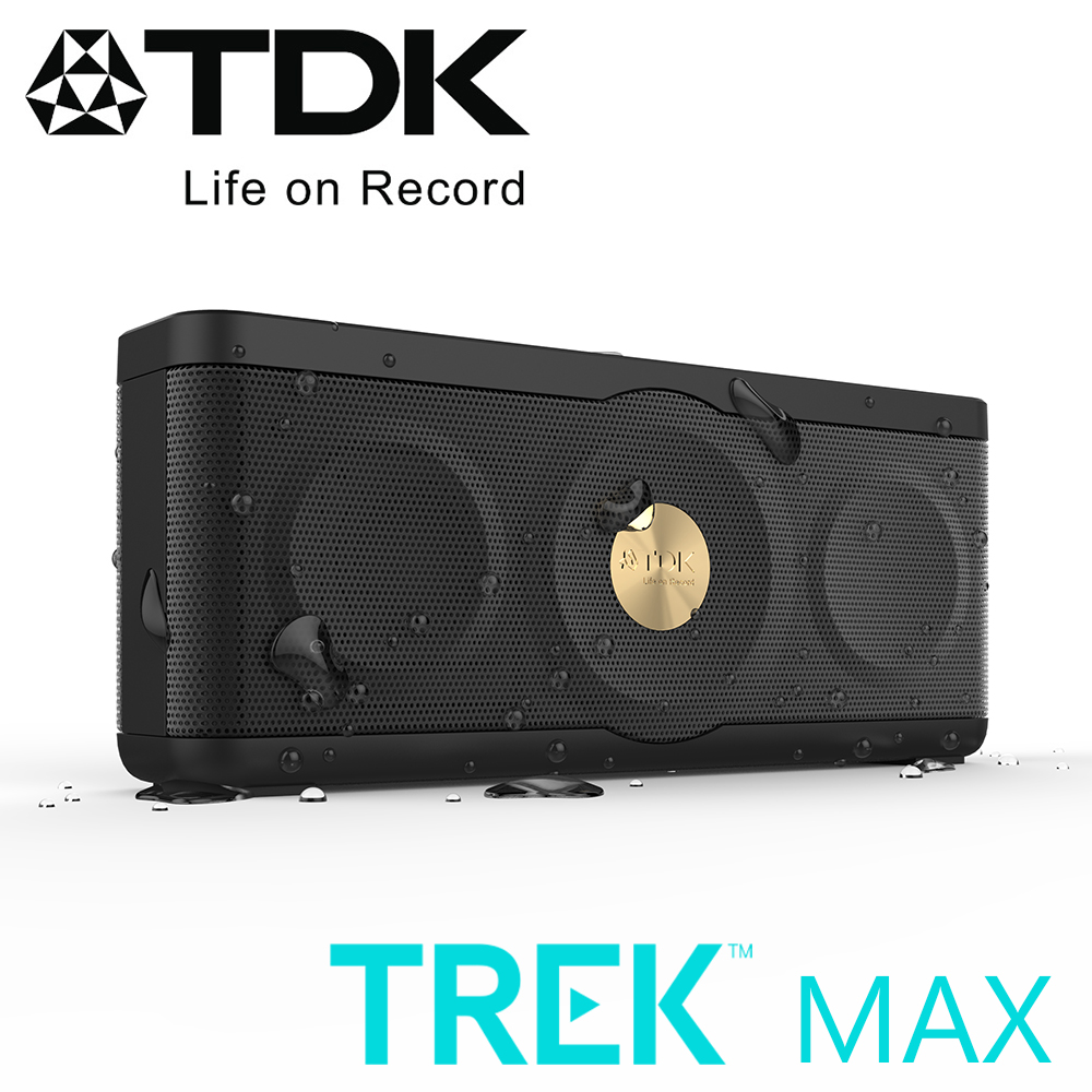 TDK TREK MAX A34 NFC 防水防震Hi-Fi高傳真藍牙音響